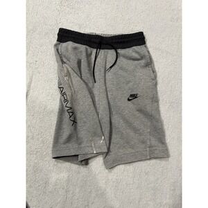 Nike Airmax‎ Shorts Grey Draw String Black Waist Band Size L 12-13yrs